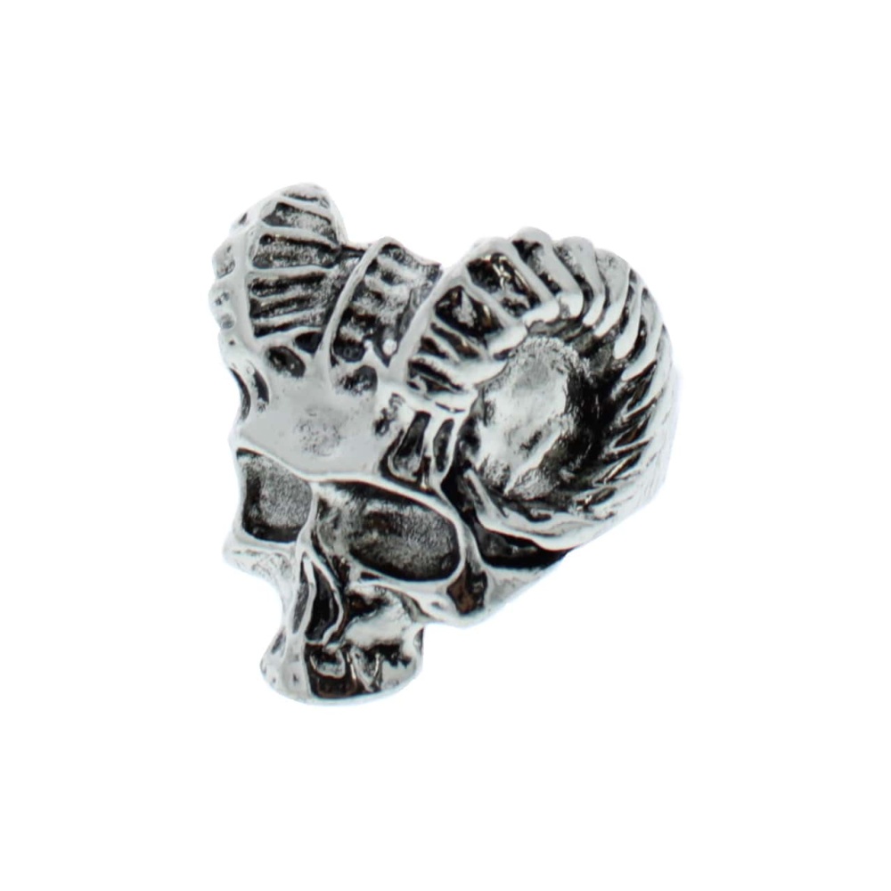 Zac's Alter Ego - Ram Skull Ring - Zilverkleurig